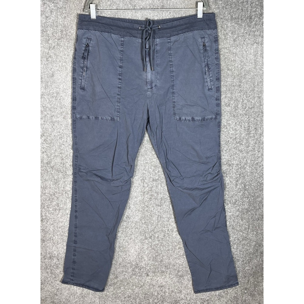 Standard James Perse Cotton Stretch Poplin Drawstring Pants Mens Sz 4 (XL) Blue